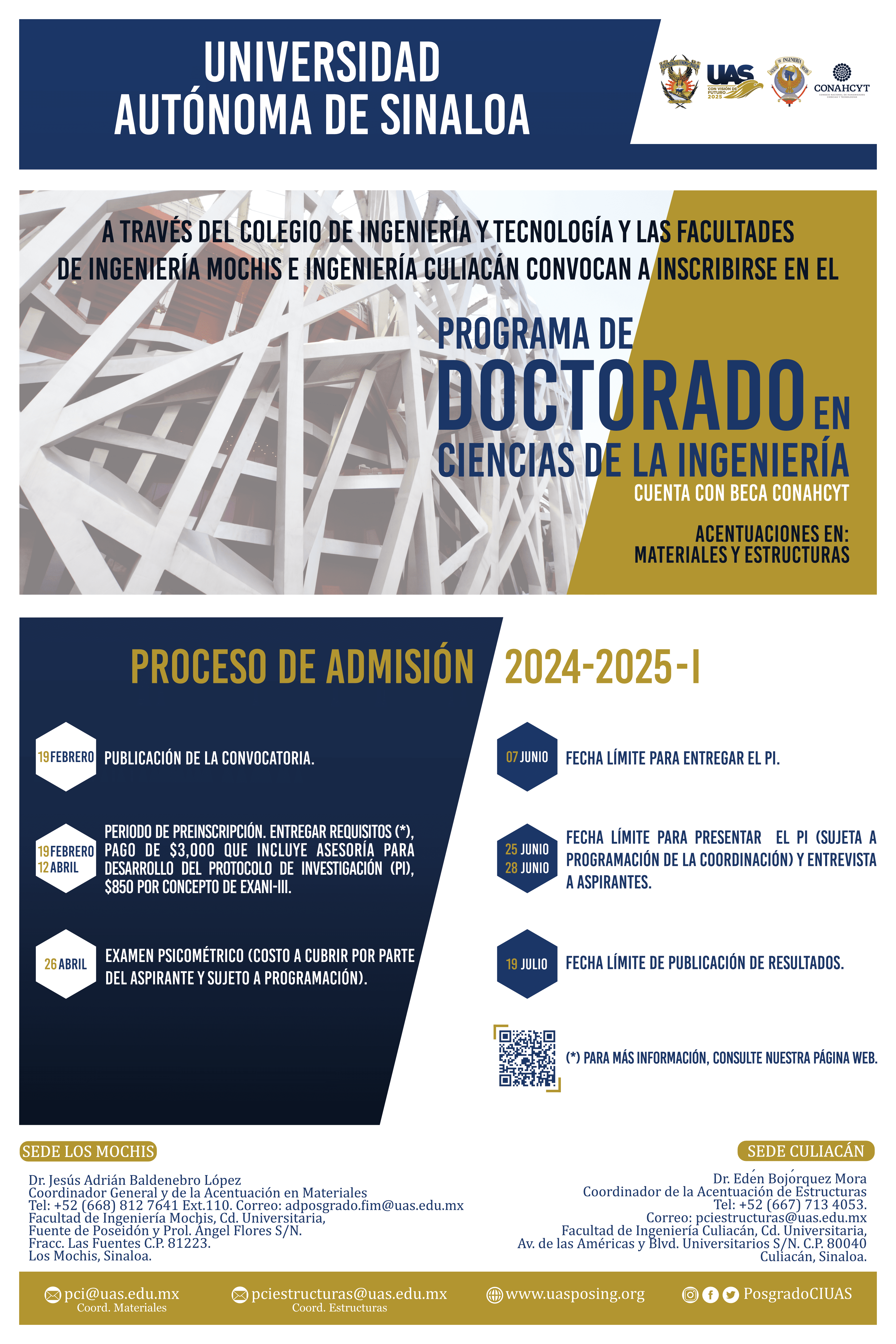 Poster - Convocatoria 2024-2025-I Doctorado en Ciencias de la Ingeniería