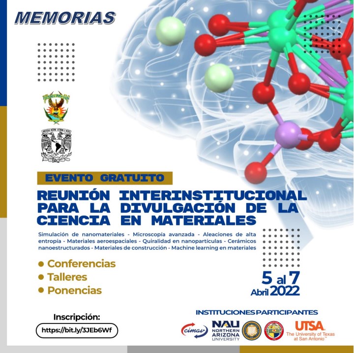 Memorias Reunión Interinstitucional Para la Divulgación de la Ciencia en Materiales